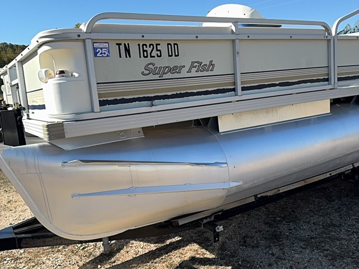 2001-22-foot-crest-pontoon-boat-with-90-horse-mercury-image-2