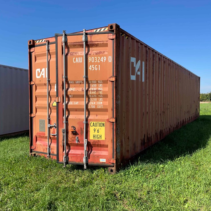 #1611 • 40' High Cube Shipping Container