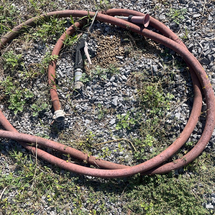 #144 • MISC LOT WITH HOSE AND NOZZLE