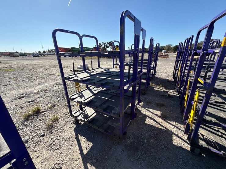 #28422-•-lot-of-(2)-industrial-warehouse-carts-image-3