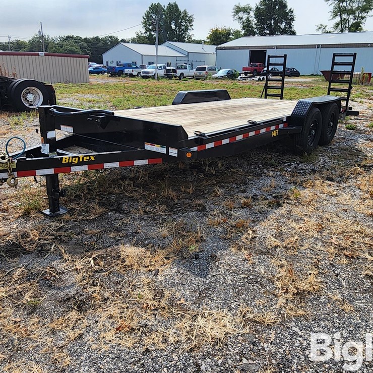 2024 Big Tex 20' T/A Bumper Pull Flatbed Trailer