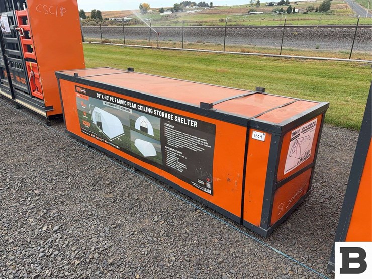 tmg-tmg-st3040e-30’x40’-pe-fabric-peak-ceiling-storage-shelter-image-2