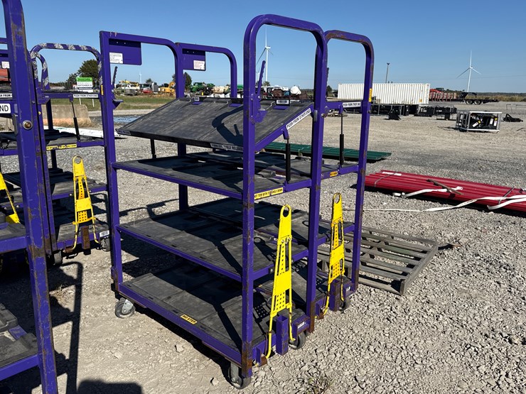 #28423-•-lot-of-(2)-industrial-warehouse-carts-image-1