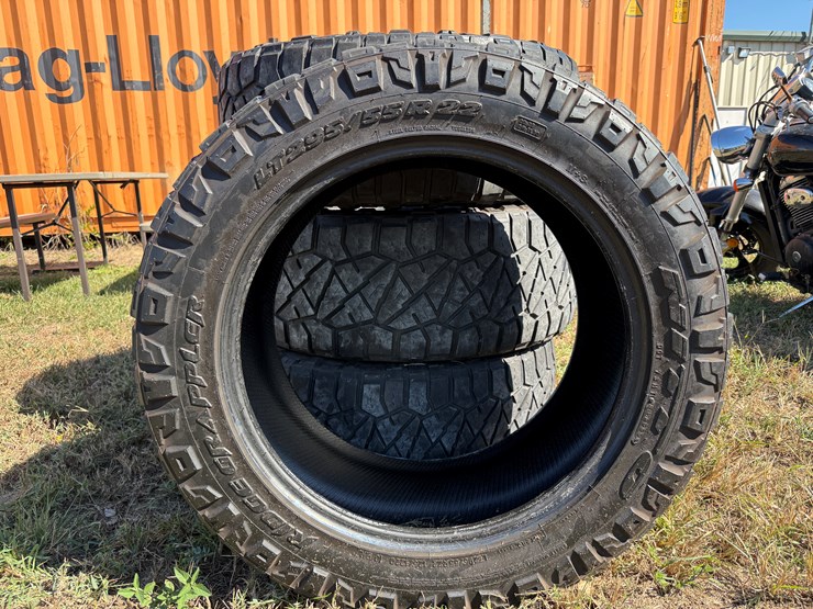 #99-•-#237-•-(4)-nitto-ridge-grappler-tires---lt295/55/r22-image-2