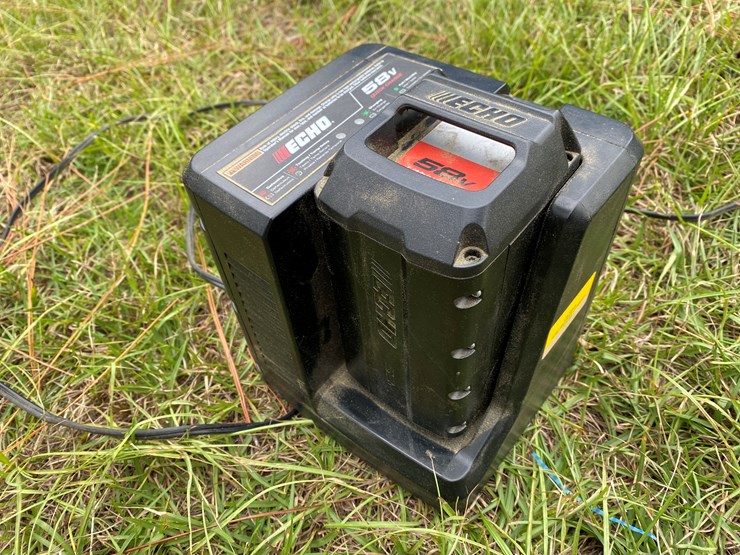 #69-•-#177-•-echo-58-v-electric-string-trimmer-with-charger-and-two-batteries.-image-6