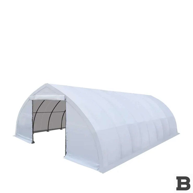 TMG TMG-ST3040E 30’x40’ Pe Fabric Peak Ceiling Storage Shelter