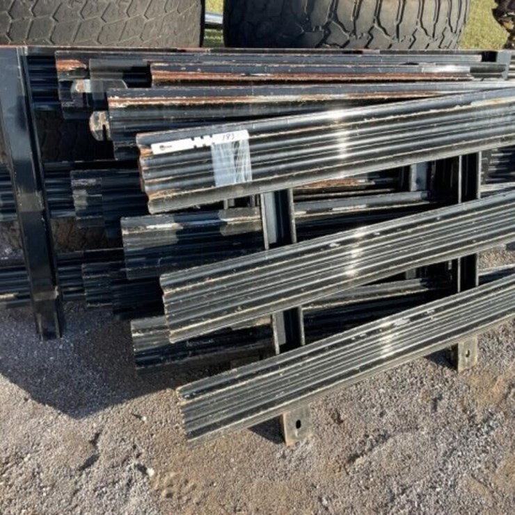 6- Metal Side boards, 32" T x 47" L