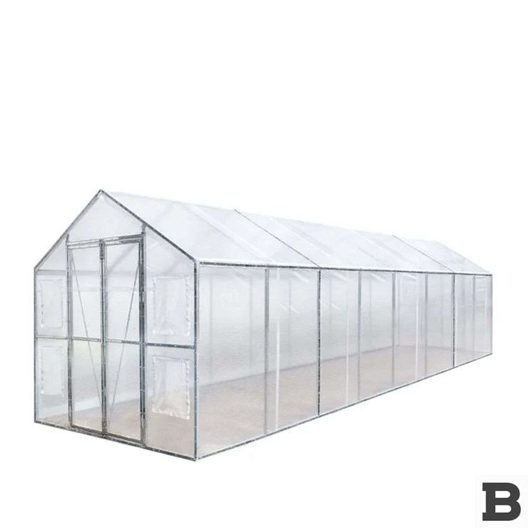 TMG TMG-GH826 8’x26’ Galvanized Steel Greenhouse Grow Tent