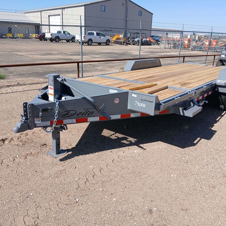 2025 Delta Manufacturing, Inc. 20' Tilt Deck Flatbed Trailer