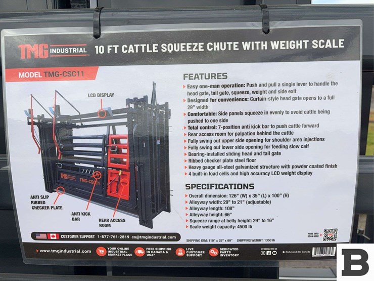 tmg-tmg-csc11-10’-cattle-squeeze-chute-with-weight-scale-image-3