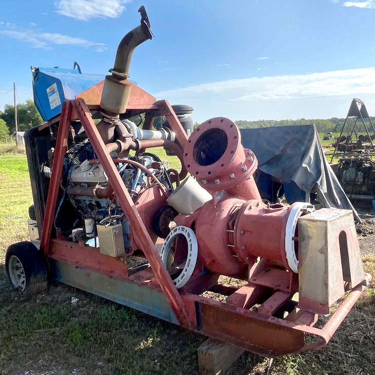 #122 • SKID AND WHEEL MOUNTED HEAVY DUTY DETROIT DIESEL ENGINE AND PUMP