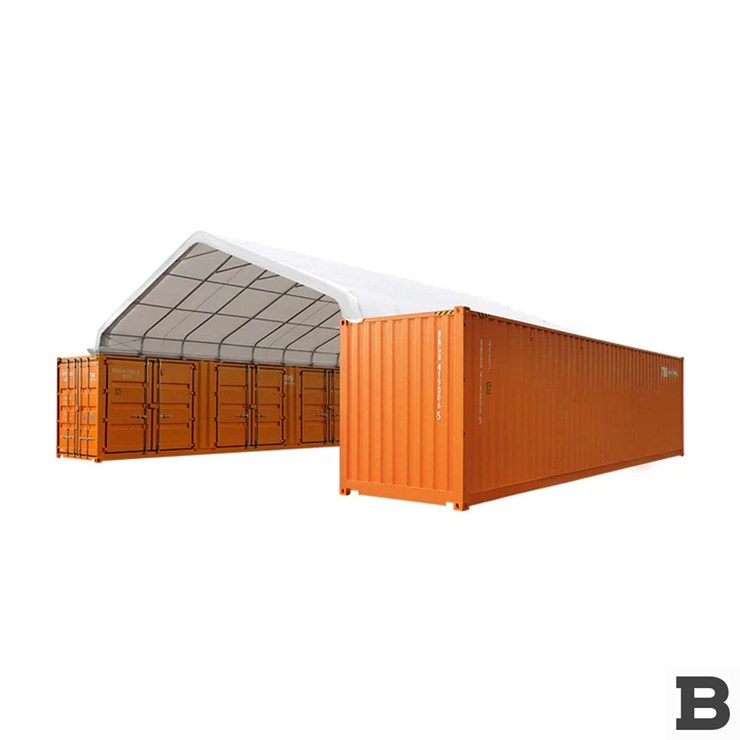 TMG TMG-ST3040C 30’x40’ Peaked Room Container Shelter