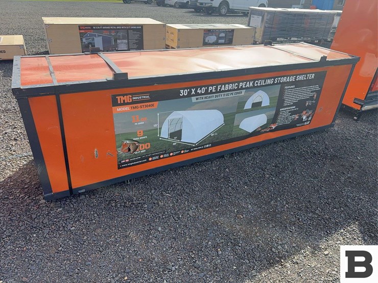 tmg-tmg-st3040e-30’x40’-pe-fabric-peak-ceiling-storage-shelter-image-4