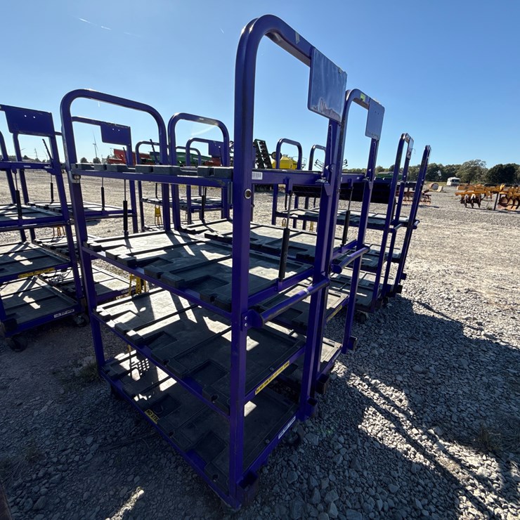 #28429 • Lot of (2) Industrial Warehouse Carts