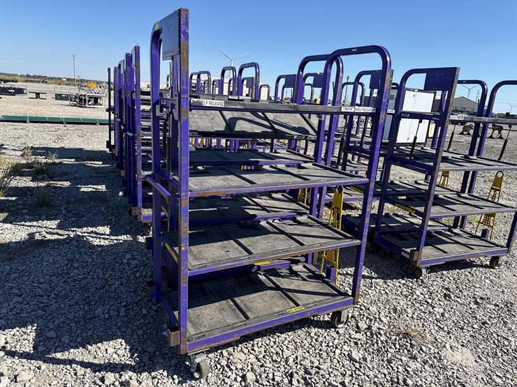 #28427-•-lot-of-(2)-industrial-warehouse-carts-image-2