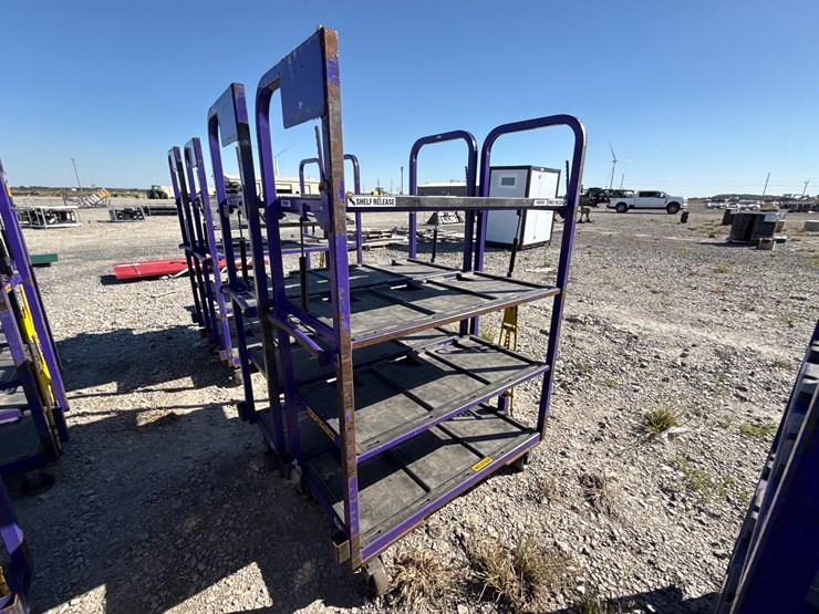 #28422-•-lot-of-(2)-industrial-warehouse-carts-image-4