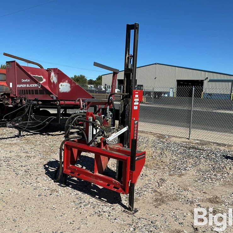 Worksaver HDP-16 Hydraulic Post Driver W/ Skid Steer Bracket Attachment