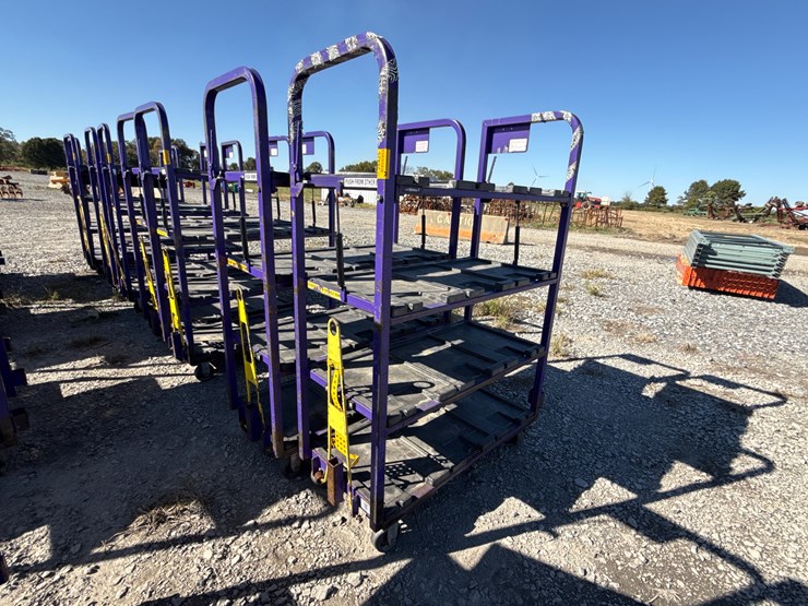 #28425-•-lot-of-(2)-industrial-warehouse-carts-image-2