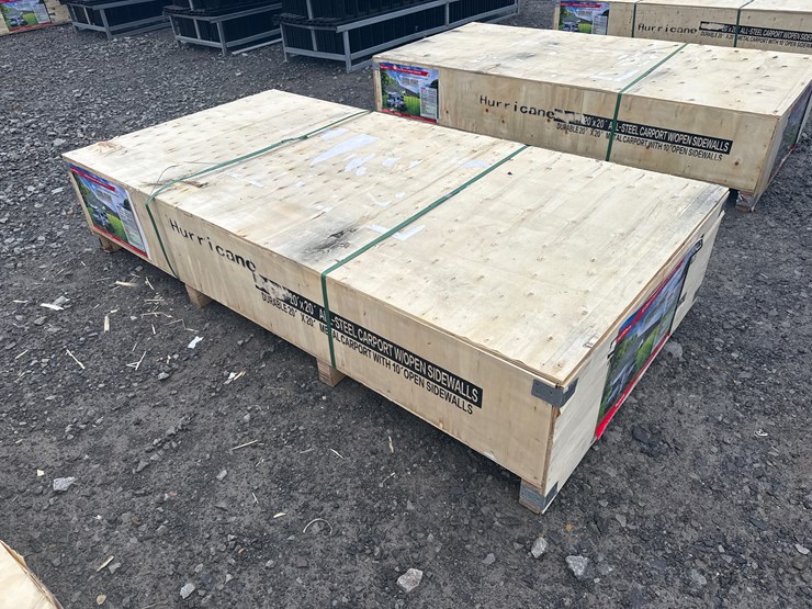 #28461-•-unused-hurricane-msc2020f-20'x20'-all-steel-carport-w/open-side-walls-image-3