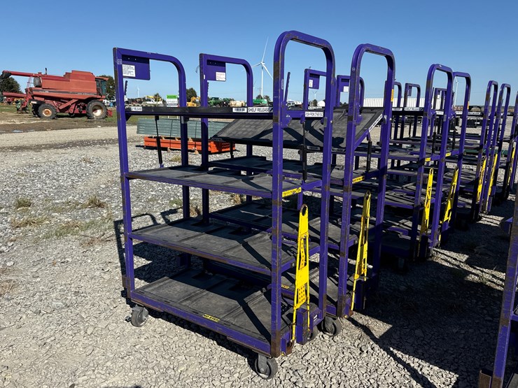 #28427-•-lot-of-(2)-industrial-warehouse-carts-image-1