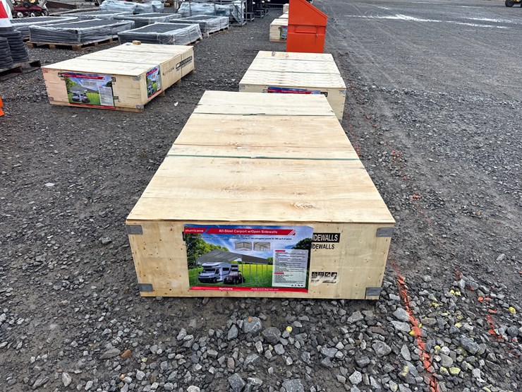 #28467-•-unused-hurricane-msc2020f-20'x20'-all-steel-carport-w/open-side-walls-image-7