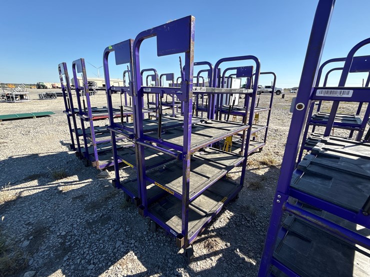 #28426-•-lot-of-(2)-industrial-warehouse-carts-image-3