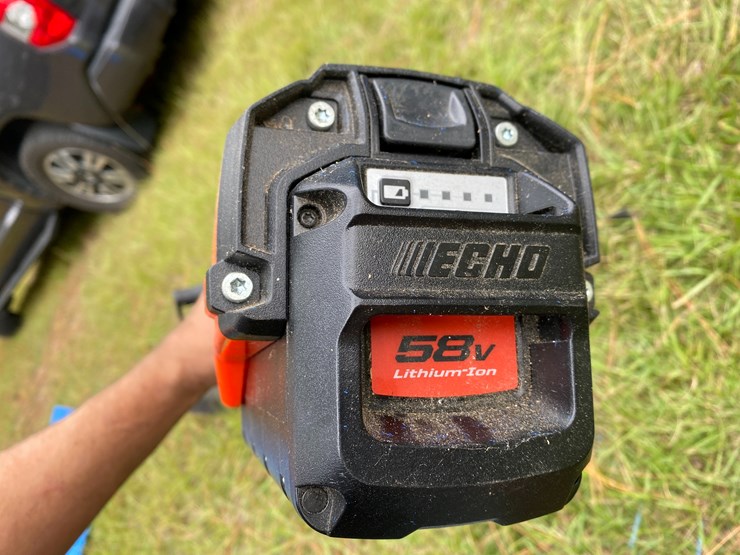 #69-•-#177-•-echo-58-v-electric-string-trimmer-with-charger-and-two-batteries.-image-3
