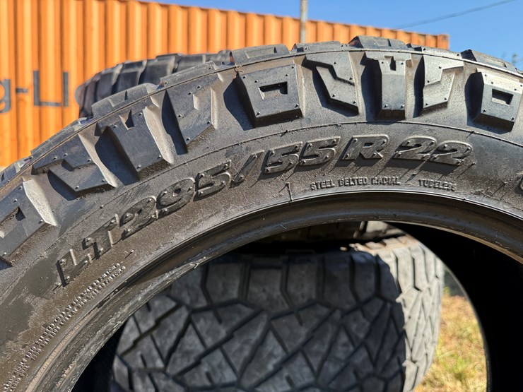 #99-•-#237-•-(4)-nitto-ridge-grappler-tires---lt295/55/r22-image-3