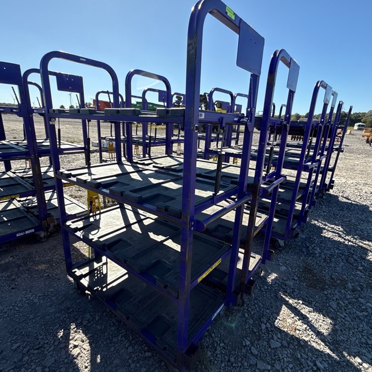 #28426 • Lot of (2) Industrial Warehouse Carts