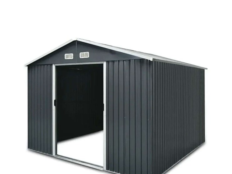 tmg-tmg-ms0810-8’-x-10’-apex-roof-metal-shed-image-1