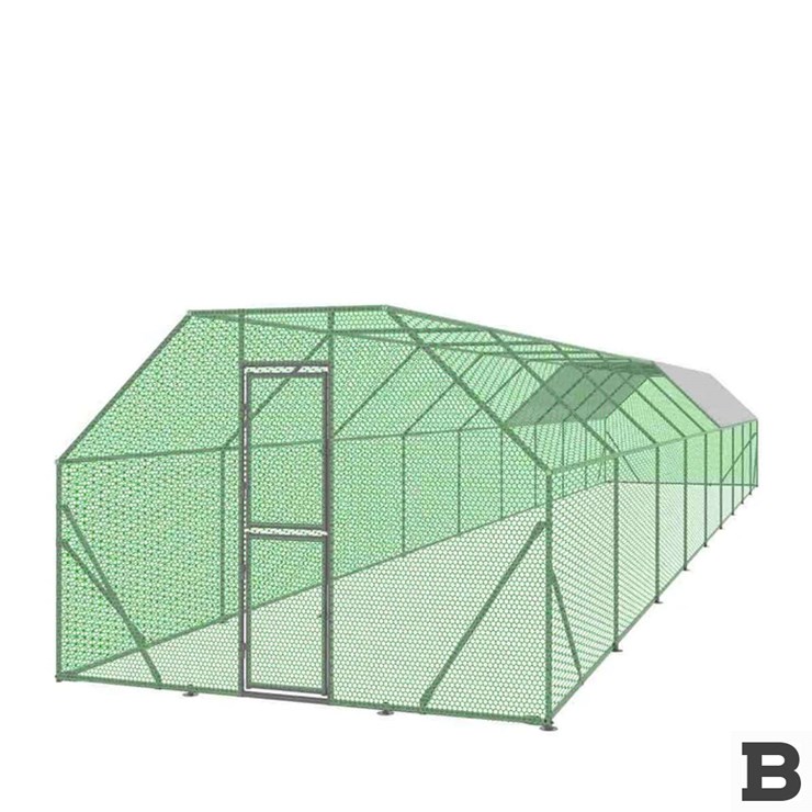 TMG TMG-CRS1060 10’x60’ Wire Mesh Chicken Run Shelter Coop