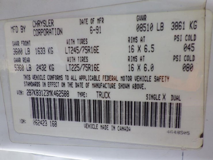 1991-dodge-ram-350-image-15