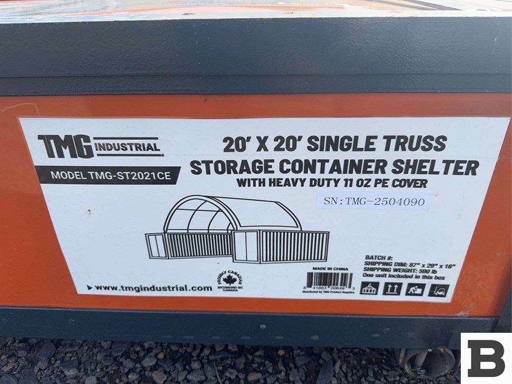 tmg-tmg-st2021ce-20’x20’-single-truss-storage-container-shelter-image-4