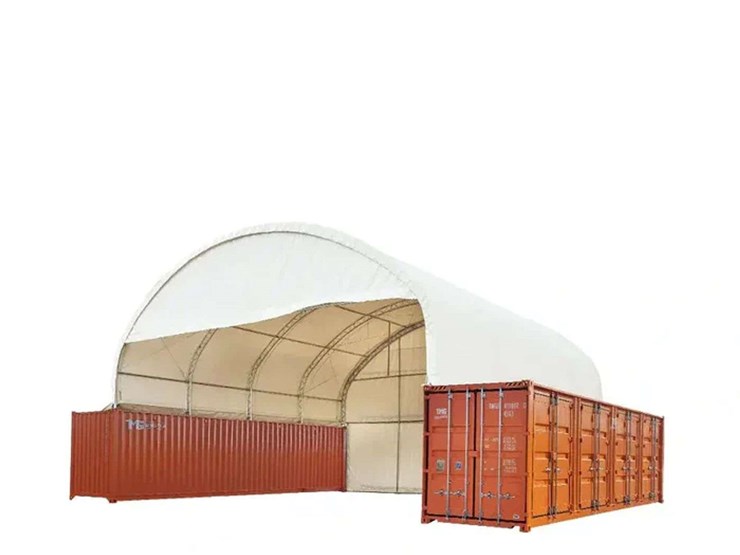 tmg-tmg-dt4041cf-40’x40’-dual-truss-storage-container-shelter-image-1