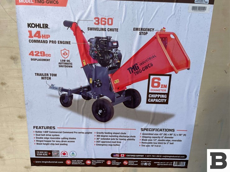 tmg-tmg-gwc6-6”-kohler-powered-wood-chipper-image-3