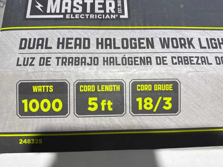 #26198-•-lot-of-master-electrical-halogen-work-lights-w/tripod-image-5