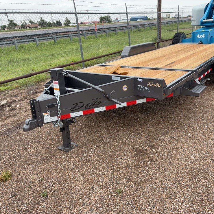 2025 Delta Manufacturing, Inc. 20' Tilt Deck Flatbed Trailer