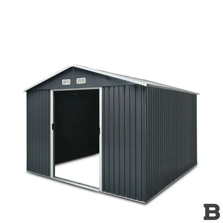 TMG TMG-MS0810 8’ X 10’ Apex Roof Metal Shed