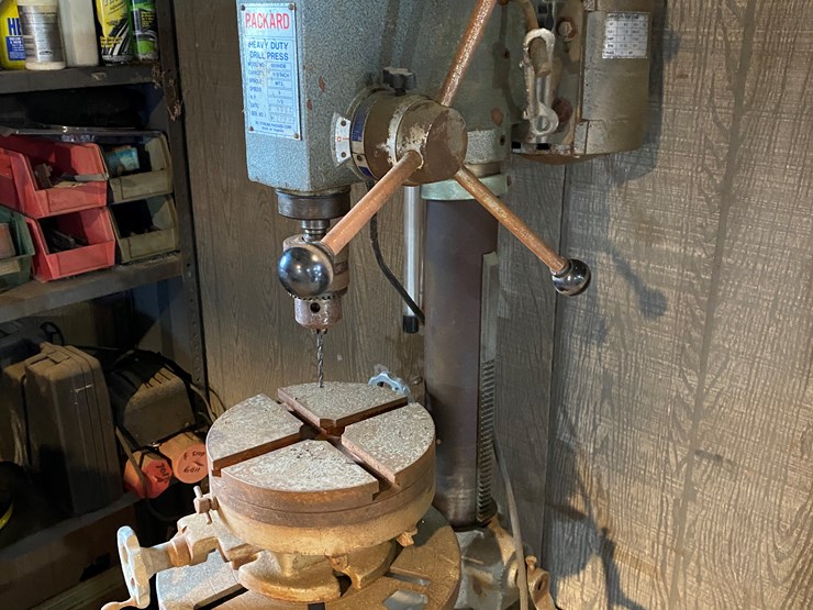 #61-•-#169-•-packard-1/2-hp-heavy-duty-drill-press.-image-1