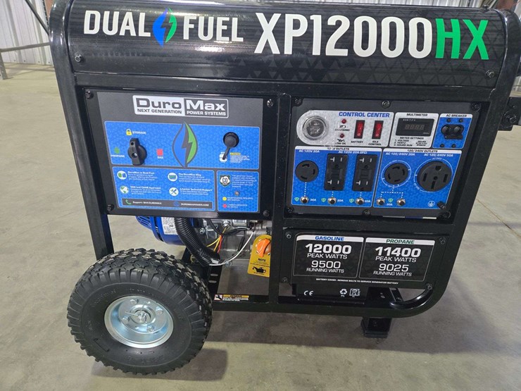 new/unused-duro-max-dual-fuel-xp12000hx-portable-generator-image-3