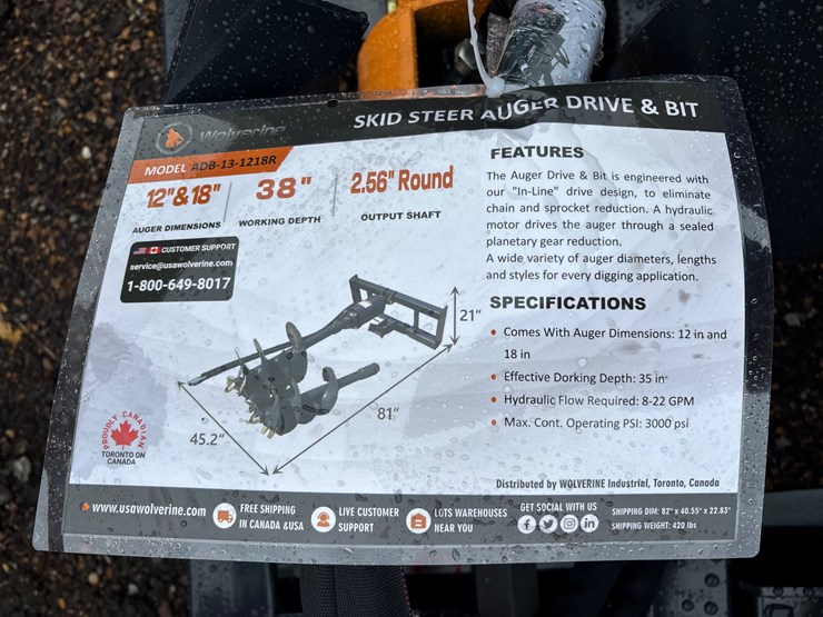 #22-•-wolverine-skid-steer-auger-set-image-2