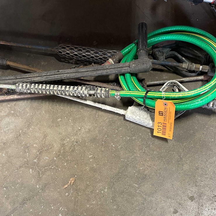 #8520 • (7) Pressure Washer Wands (CW)