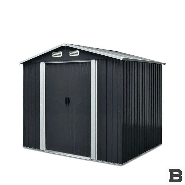 TMG TMG-MS0608 6’ X 8’ Apex Roof Metal Shed
