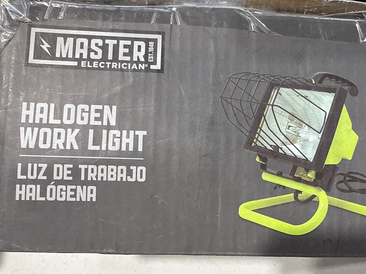 #28396-•-lot-of-master-electrician-halogen-work-lights-&-tripod-image-7
