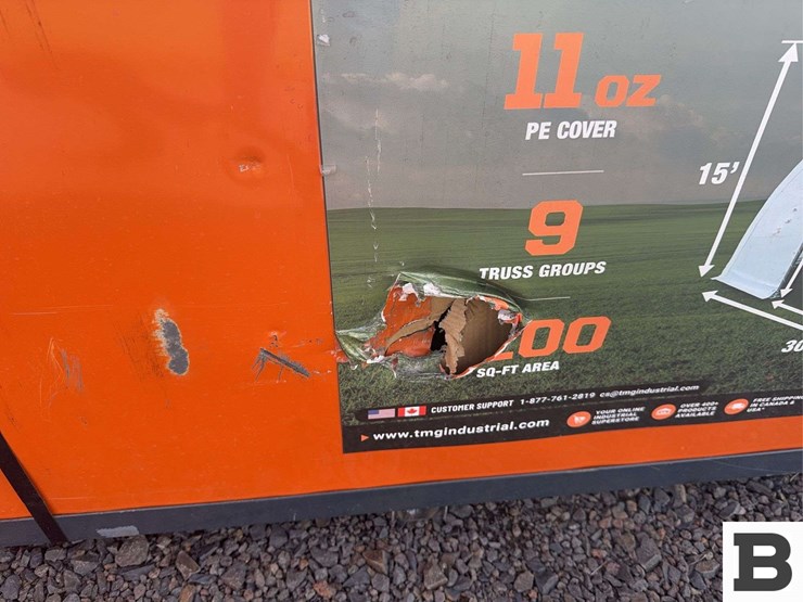 tmg-tmg-st3040e-30’x40’-pe-fabric-peak-ceiling-storage-shelter-image-5