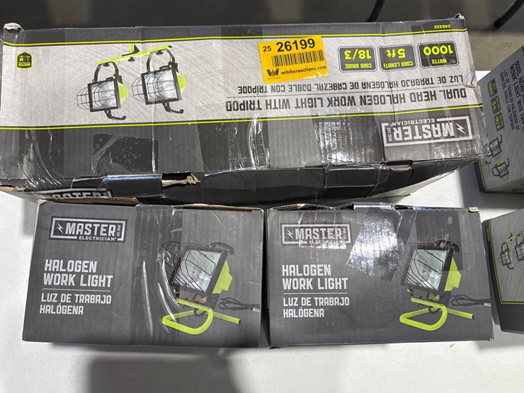 #26199-•-lot-of-master-electrician-halogen-work-lights-&-tripod-image-5