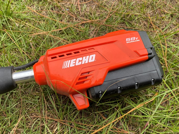 #69-•-#177-•-echo-58-v-electric-string-trimmer-with-charger-and-two-batteries.-image-2
