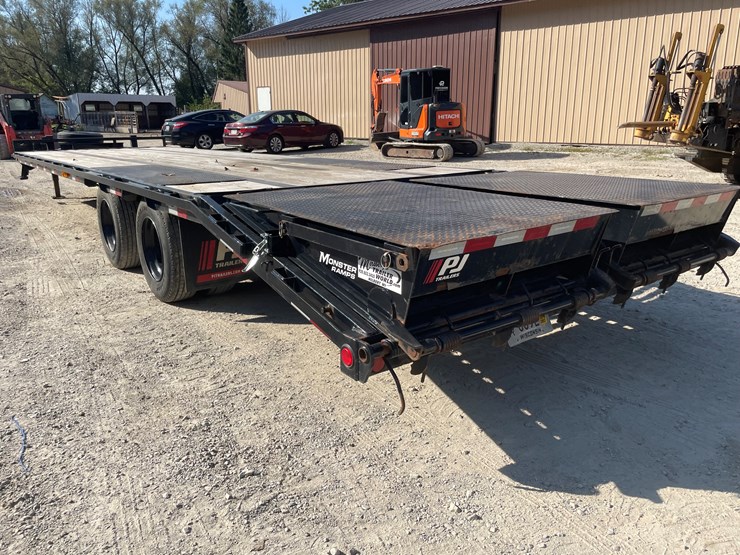 #1010-•-2023-pj-trailers-26'-tandem-dual-axle-deck-over-trailer,-(has-title)-image-8