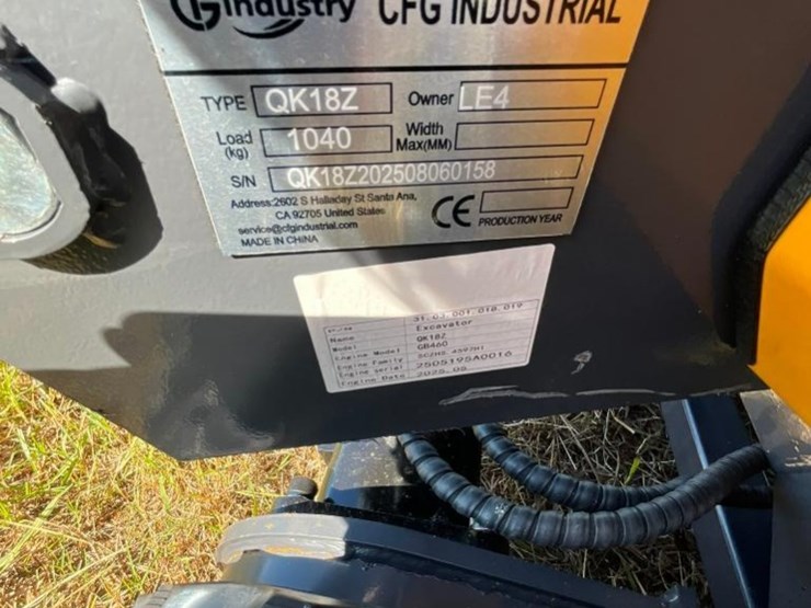 unused-cfg-qk18z-mini-excavator-(zonsen-11kw-image-9