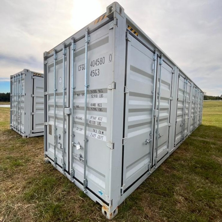 UNUSED 40' HIGH CUBE SHIPPING CONTAINER MULTI